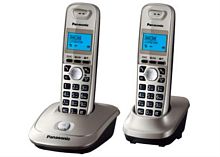 картинка Panasonic KX-TG2512RUN - Беспроводной телефон DECT (радиотелефон) , цвет: Платиновый (N)  от магазина Интерком-НН
