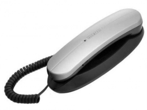 картинка Mini-RS (silver) Alcatel Temporis проводной телефон, цвет серебристый от магазина Интерком-НН