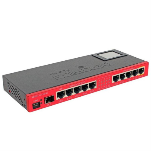 картинка MikroTik RouterBoard RB2011UiAS-IN Роутер 10 Ethernet (5 Gigabit), 1 SFP, 128 МБ RAM от магазина Интерком-НН фото 2