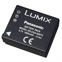 картинка Panasonic CGA-S007E Аккумулятор для фотокамеры 3.7V 1000mAh от магазина Интерком-НН