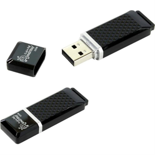 картинка Память USB 32Gb Smart Buy Quartz черный 2.0 (SB32GBQZ-K) от магазина Интерком-НН