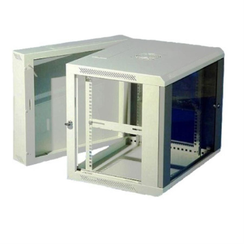 картинка Шкаф настенный 2-х секционный 12U серия ZH (600х550х595), собранный, серый  от магазина Интерком-НН