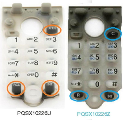 картинка Panasonic PQSX10226U клавиатура для DECT- телефона KX-TD7896 от магазина Интерком-НН фото 2