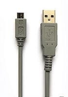 картинка Кабель USB 2.0 AM/microB 5pin 1.8м серый (пакет) SmartTrack K718  от магазина Интерком-НН