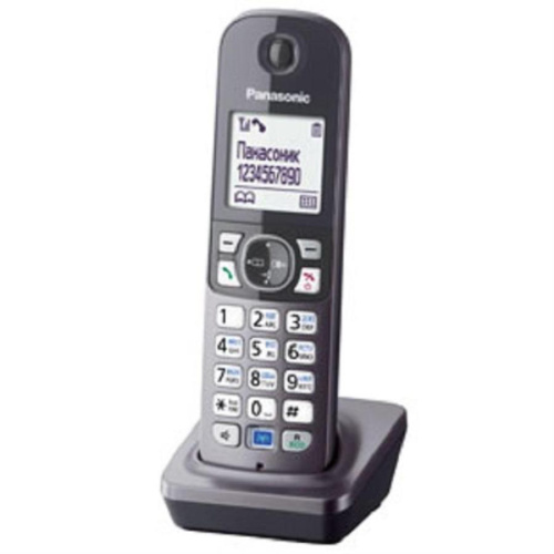 картинка Panasonic KX-TGA681RUB - Дополнительная трубка DECT (радиотелефон) , цвет: черный  от магазина Интерком-НН