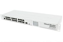 картинка Mikrotik CRS125-24G-1S-RM, Routerboard 24 x Ethernet 10/100/1000 Мбит/сек Cloud Router Switch от магазина Интерком-НН