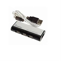 картинка Разветвитель SBHA-6806-K на 4 порта USB hub 2.0 с магнитом Smartbuy от магазина Интерком-НН