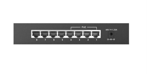 картинка D-Link DES-1008P/C1A Коммутатор с 8 портами 10/100Base-TX (4 порта с поддержкой PoE) от магазина Интерком-НН фото 2