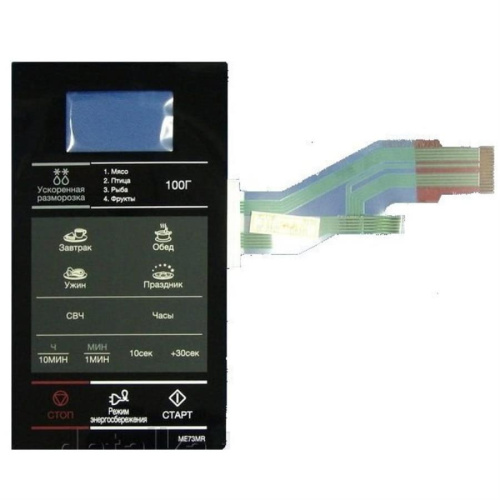 картинка Samsung DE34-00405B Сенсорная панель управления для микроволновой печи (СВЧ) ME73MR от магазина Интерком-НН