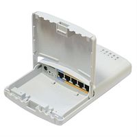 картинка MikroTik RB750P-PB RouterBoard 750P-PB PowerBox, маршрутизатор, 5х10/100 Ethernet   от магазина Интерком-НН