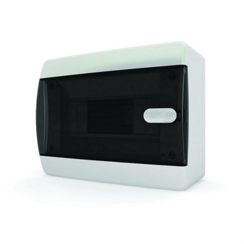 картинка Tekfor CNK 40-06-1 Пластиковый щит на 6 модулей с прозрачной черной дверцой (182х150х102,9) от магазина Интерком-НН