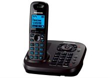 картинка Panasonic KX-TG6561RUT - Беспроводной телефон DECT (радиотелефон) с автоответчиком, цвет: темно-серы от магазина Интерком-НН