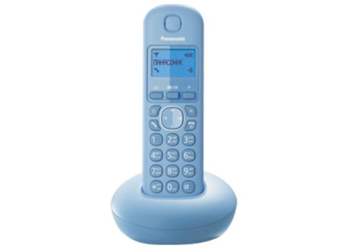 картинка Panasonic KX-TGB210RUF - Беспроводной телефон DECT (радиотелефон) , цвет: голубой  от магазина Интерком-НН