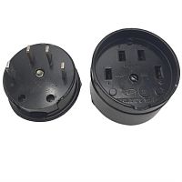 картинка Разъем 4-х контактный 25А (РШ-ВШ, вилка+розетка) для подключения электрической плиты Лысьва, Электра от магазина Интерком-НН