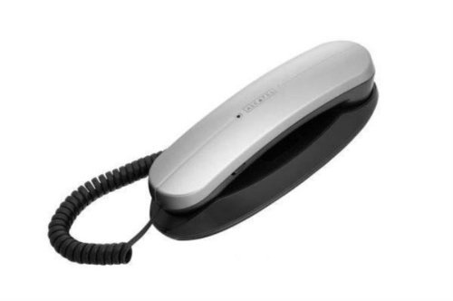 картинка 03-RS (silver) Alcatel проводной телефон, цвет серебристый металлик от магазина Интерком-НН