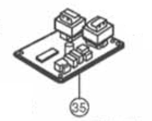 картинка Panasonic CWA743383 Плата управления (MAIN) внешнего блока кондиционера моделей CU-W18MKD, CU-W18NK от магазина Интерком-НН фото 2