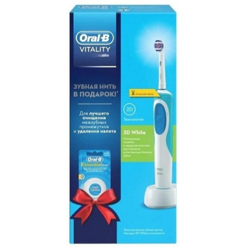 картинка Braun Oral-B D12.513 Vitality 3D White электрическая зубная щетка  от магазина Интерком-НН фото 2