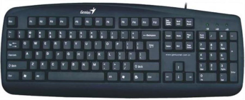 картинка Клавиатура Genius KB-110X PS/2 Black colour box от магазина Интерком-НН