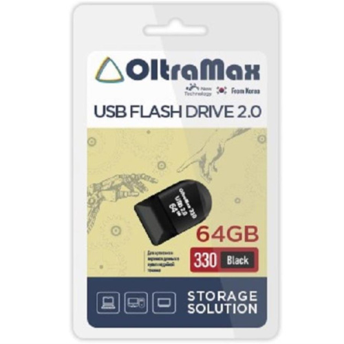 картинка Память USB 64Gb OltraMax 330 белый (OM-64GB-330-White) от магазина Интерком-НН фото 2