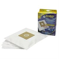 картинка EURO CLEAN E-03 Многослойные синтетические мешки-пылесборники для пылесоса (уп. 4 шт) от магазина Интерком-НН