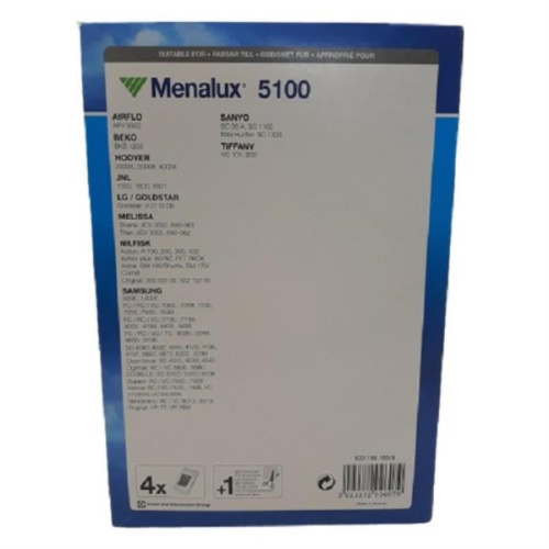 картинка Menalux 9001961839 мешок-пылесборник (4шт + 1 фильтр мотора) 5100 для пылесоса Samsung от магазина Интерком-НН фото 2