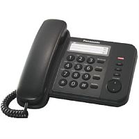 картинка Panasonic KX-TS2352RUB проводной телефон, цвет черный от магазина Интерком-НН
