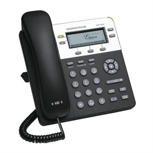 картинка GXP-1160 IP телефон Grandstream, 2xEthernet 10/100 Мб/с, ЖК-дисплей с расширением 128x40,  SIP, БП от магазина Интерком-НН фото 2