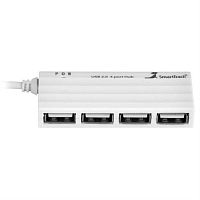 картинка Smartbuy SBHA-6810-W Разветвитель на 4 порта USB hub 2.0, белый от магазина Интерком-НН