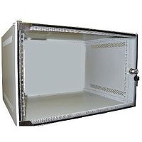 картинка Шкаф настенный 6U серия WM (570х450х370), разборный, серый Netko от магазина Интерком-НН