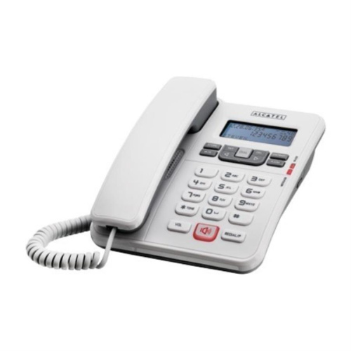 картинка 55-RS (white) Alcatel  проводной телефон, цвет белый от магазина Интерком-НН