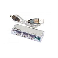 картинка Разветвитель SBHA-6806-W на 4 порта USB hub 2.0 с магнитом Smartbuy от магазина Интерком-НН