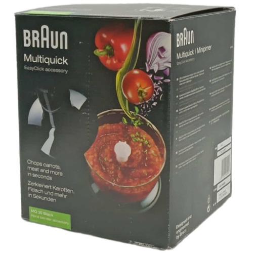 картинка Braun 0X81364498 Измельчитель MQ30 в сборе (500мл) для блендера MR730, черный, в красивой коробке от магазина Интерком-НН