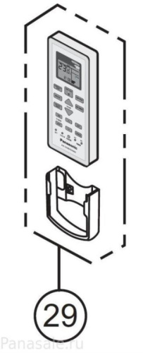 картинка Panasonic ACXA75C00450 Пульт дистанционного управления к кондиционеру от магазина Интерком-НН фото 2