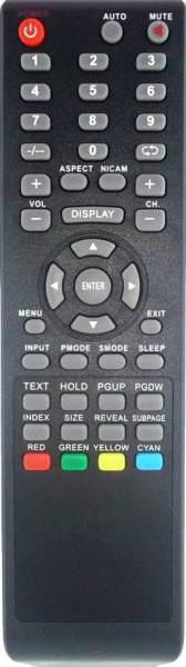 картинка Supra RC5db (17235) пульт дистанционного управления (ПДУ) для телевизора  от магазина Интерком-НН