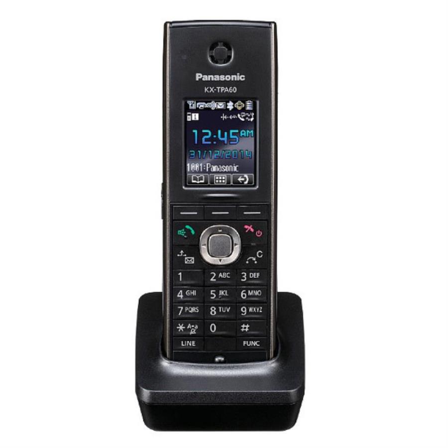 Panasonic KX-TPA60RUB - Дополнительная трубка DECT (радиотелефон) , цвет:  черный купить