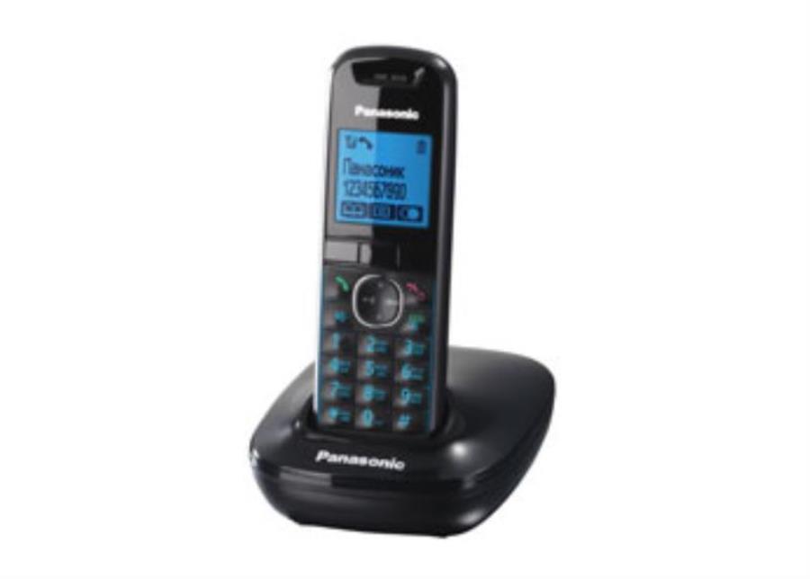 Panasonic KX-TG5511RUB - Беспроводной телефон DECT (радиотелефон) , цвет: черный купить