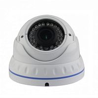 картинка AltCam IP видеокамера IDMV24IR  купольная с ИК подсветкой, 2МП, объектив 2,8 -12 мм, POE от магазина Интерком-НН