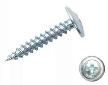 картинка Саморезы 4,2х32 с прессшайбой, острый наконечник, оцинкованные Tech-KREP (1000 шт) от магазина Интерком-НН