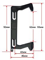 картинка Замок двери 250921722691, 12170000003871, C17L  микроволновой печи (СВЧ) Sharp, Midea, Vitek от магазина Интерком-НН
