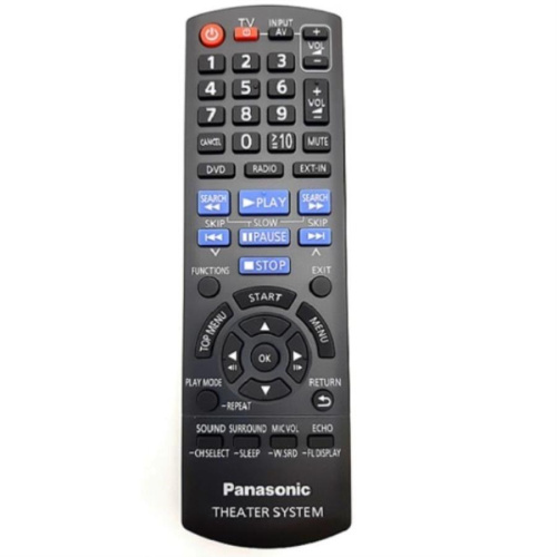 изображение Panasonic N2QAYB000625 пульт дистанционного управления для домашнего кинотеатра SC-XH165EE, SC-XH155EE магазин Компании Интерком-НН картинка Panasonic N2QAYB000625 пульт дистанционного управления для домашнего кинотеатра SC-XH165EE от магазина Интерком-НН