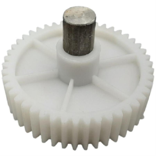 картинка Шестерня большая с валом (вариант №1) D=82/16мм, H=60мм, 46 прямых зубьев для мясорубки Moulinex от магазина Интерком-НН фото 2