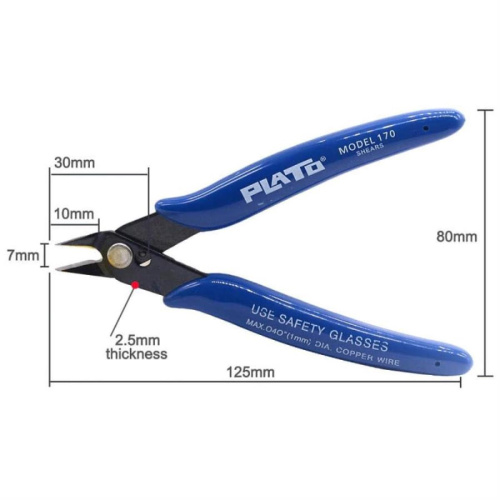 картинка PLATO model 170 Бокорезы для откусывания, обрезки, зачистки мелких проводов от магазина Интерком-НН фото 2