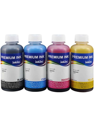 картинка Комплект водорастворимых чернил InkTec E0017 для заправки встроенных СНПЧ принтеров и МФУ Epson от магазина Интерком-НН фото 2