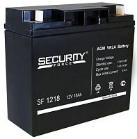 картинка  Security Force SF 1218 Аккумулятор 12 В, 18 Ач  от магазина Интерком-НН