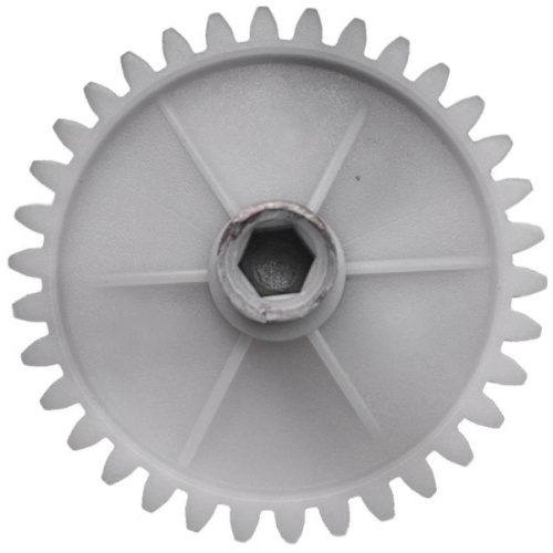 картинка Шестерня большая с валом D=72/14мм, 34 прямых зубьев для мясорубки Centek, Moulinex, Дельта от магазина Интерком-НН фото 3