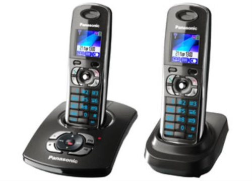 картинка Panasonic KX-TGA641RUT - Дополнительная трубка DECT (радиотелефон) , цвет: темно-серый металлик  от магазина Интерком-НН фото 2