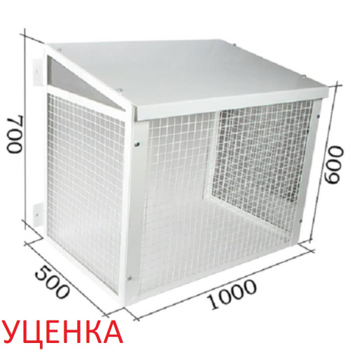 картинка Решетка антивандальная УЦЕНКА (1000х600х500) для наружного блока кондиционера  от магазина Интерком-НН