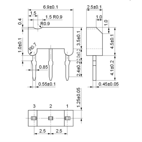 картинка 2SD1350 Транзистор 1W от магазина Интерком-НН фото 2