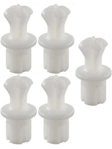 картинка Хвостовик 5шт для ножа измельчителя тип 1 белый блендера Redmond, RED, Polaris от магазина Интерком-НН