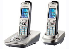картинка Panasonic KX-TG8422RUN - Беспроводной телефон DECT (радиотелефон) с автоответч, цвет: Платиновый (N) от магазина Интерком-НН